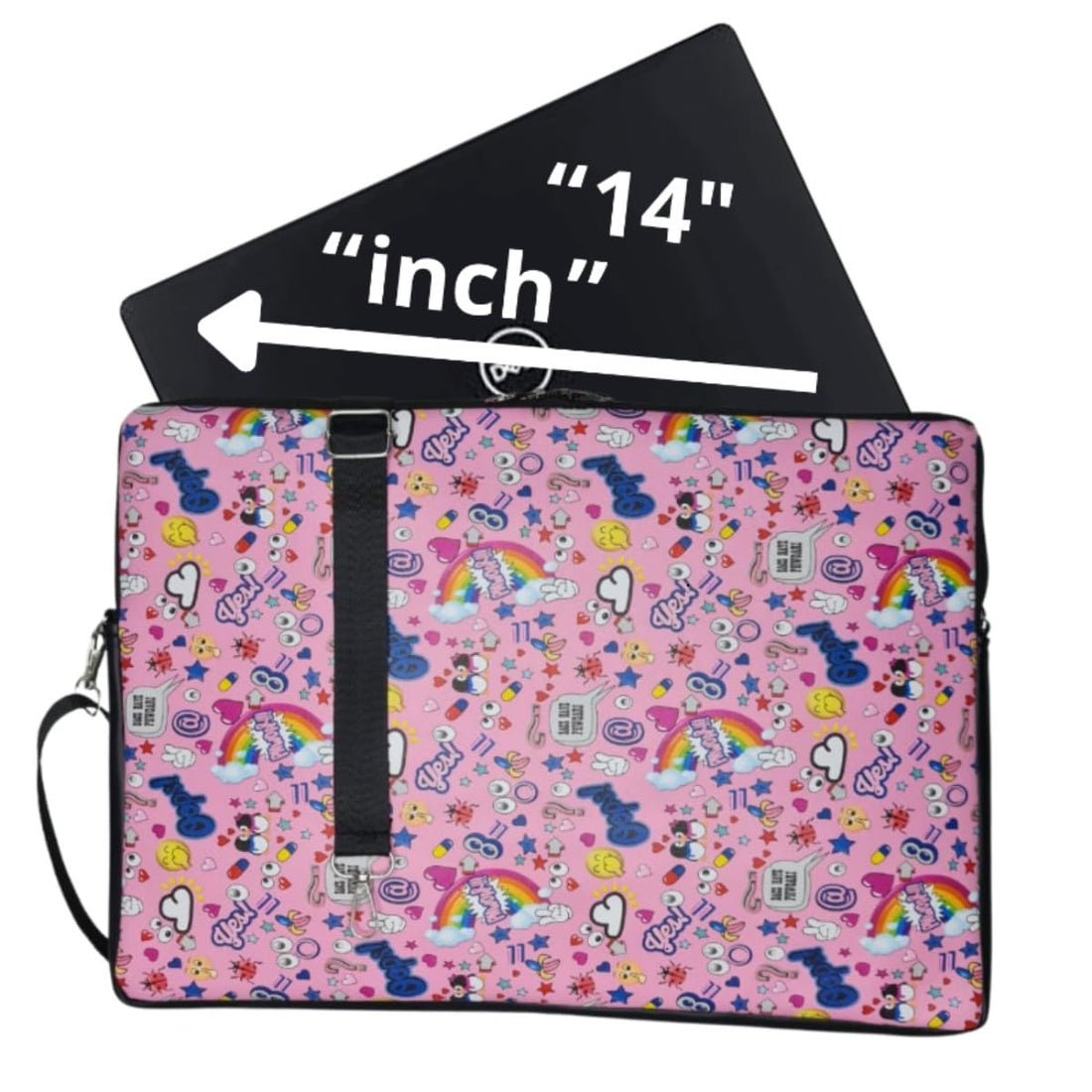 Leather laptop Case Sera 13-14" Laptop Sleeve for 14" MacBook Pro M2 M1, 14" Surface Studio, 14.4" Surface Book 3, 13.5" ThinkPad X1 Carbon, P14s T14, E14, HP (pink)