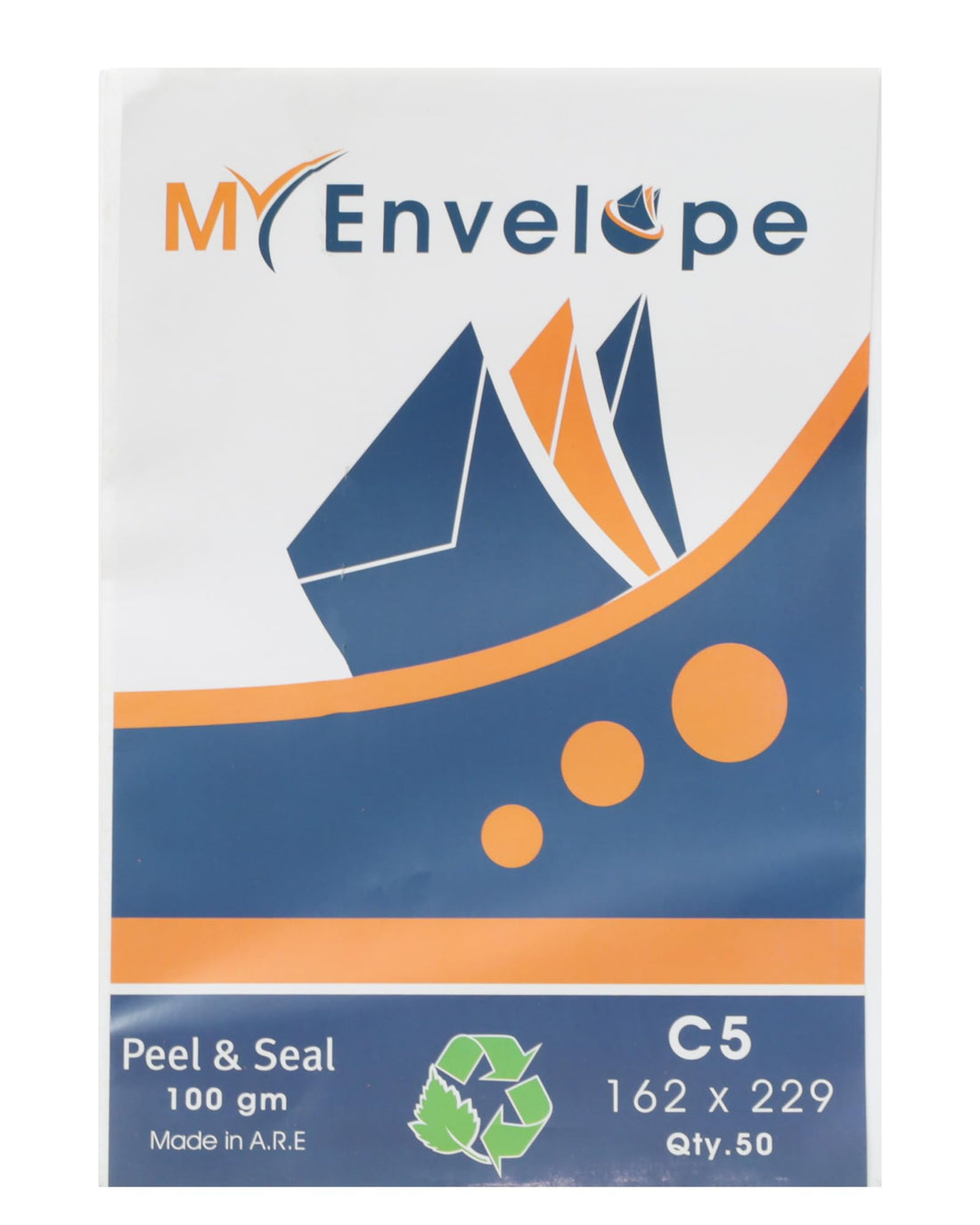 C5 Self-Adhesive White Envelope 100G, 22.9 * 16.25 Cm Provides A Professional And Sturdy Option For Mailing Letters, Greeting Cards, And Documents, Ensuring Your Contents Are Safely Delivered - White