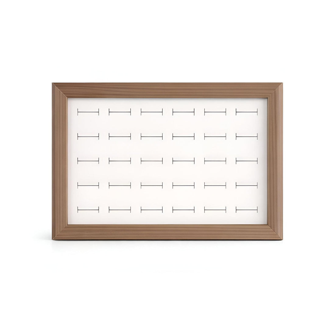 Jewelry Organizer - Large two-layer PU leather box with wood top ring stand for necklaces, earrings, bracelets. Perfect for women and girls. (Ring stand (option 3))
