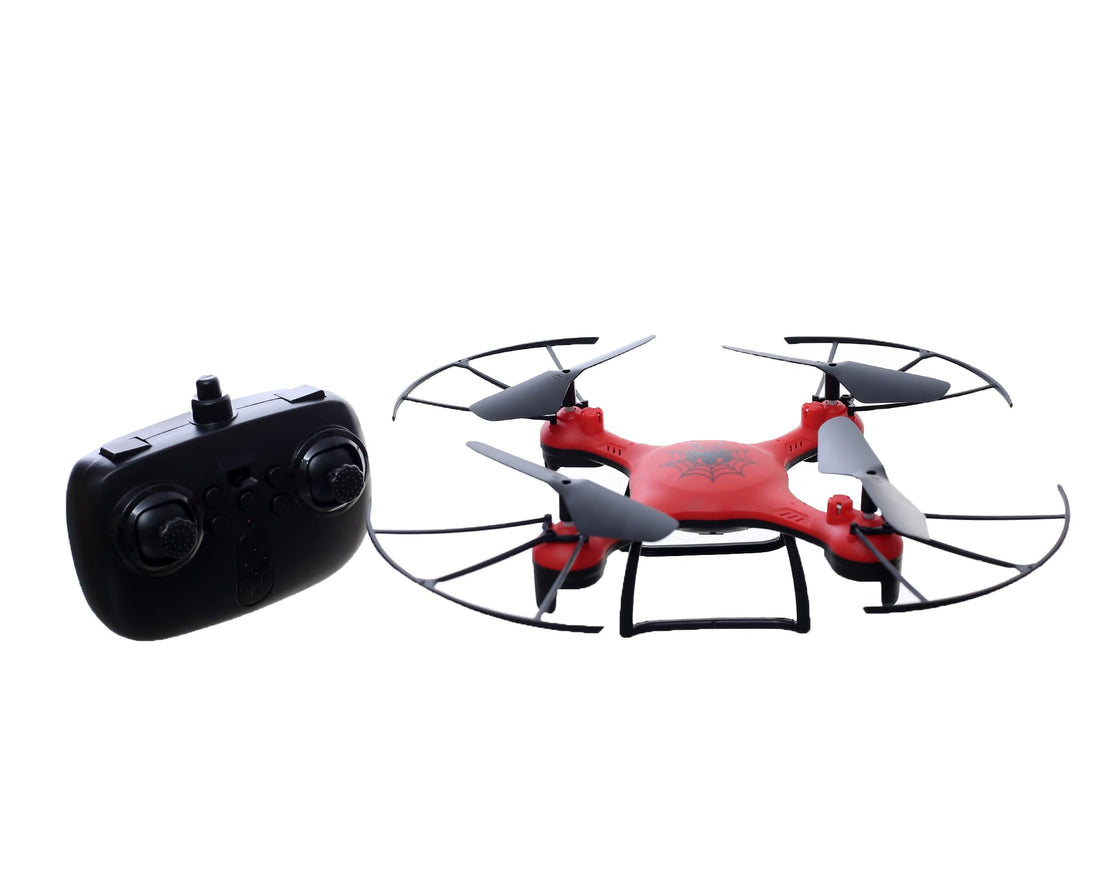 Minsa Remote Control Drone Toy with Controller Rechargeable Flying Aircraft for Kids Code 202 -Multicolor