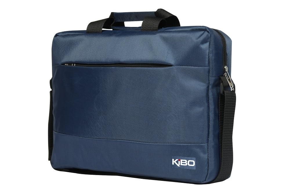 KIBO Laptop Carrying Business Bag 15.6in (Navy Blue)