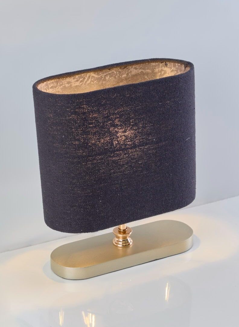 Nagafa Shop Martina Gold & Black Table Lamp 30 Ã— 30 Ã— 35