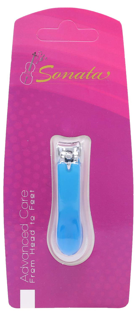 Sonata Small Stainless Steel Nail Clipper, Blue