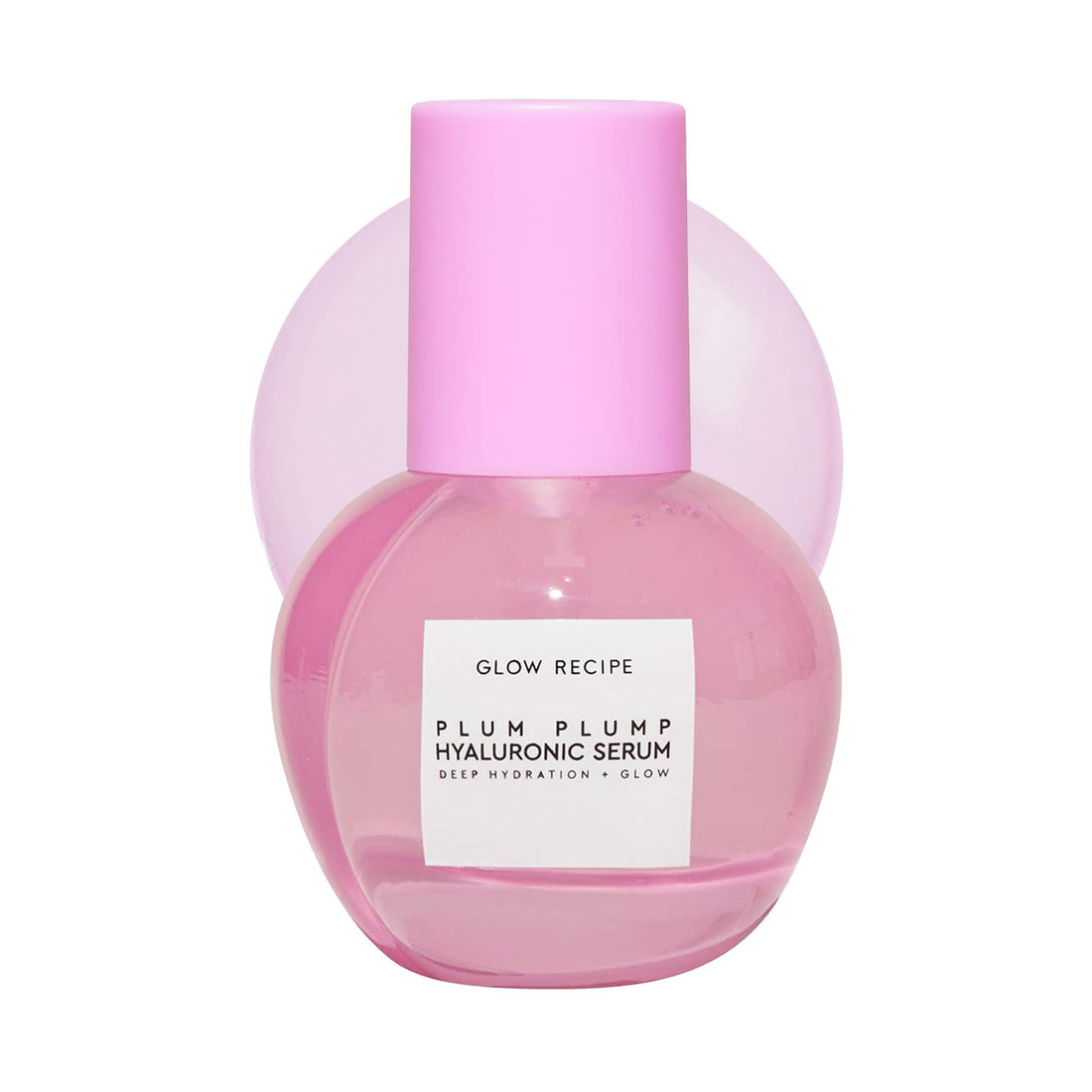 Glow Recipe Plum Plumping & Hydrating Hyaluronic Acid Korean Skin Care Serum - Antioxidant Anti Aging Face Serum + Vitamin B5 for Lasting Skin Barrier Repair & Firming Lines & Wrinkles - Vegan, 30ml