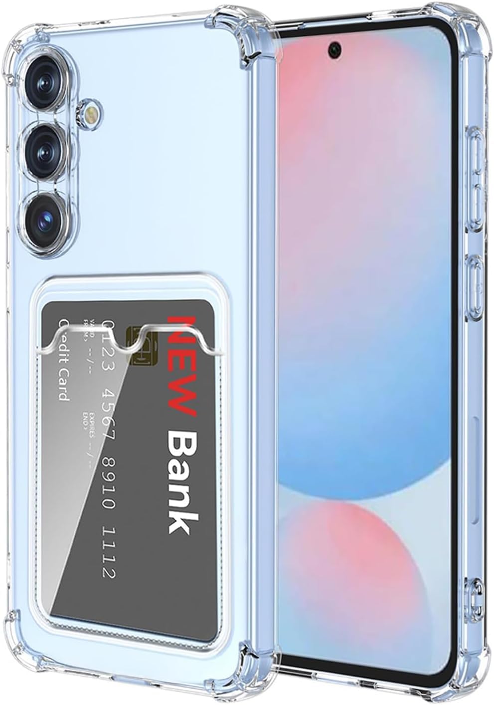 Case for Samsung Galaxy A57 5G, Transparent Soft TPU Shockproof Protective Phone Case with Camera Lens Protection - Clear