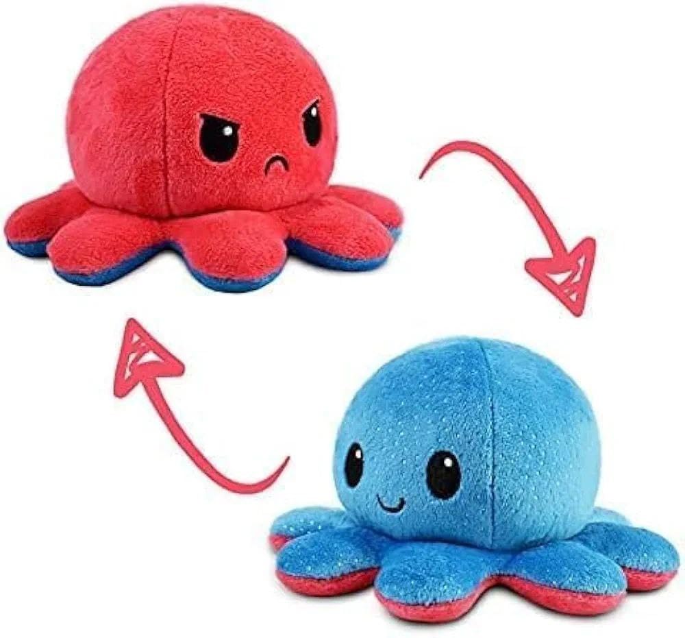 Octopus Feelings Toy to Express Feelings Hilarious or Zalan Excellent Quality Choose Boy or Girl Only Color Random (Boy Color)