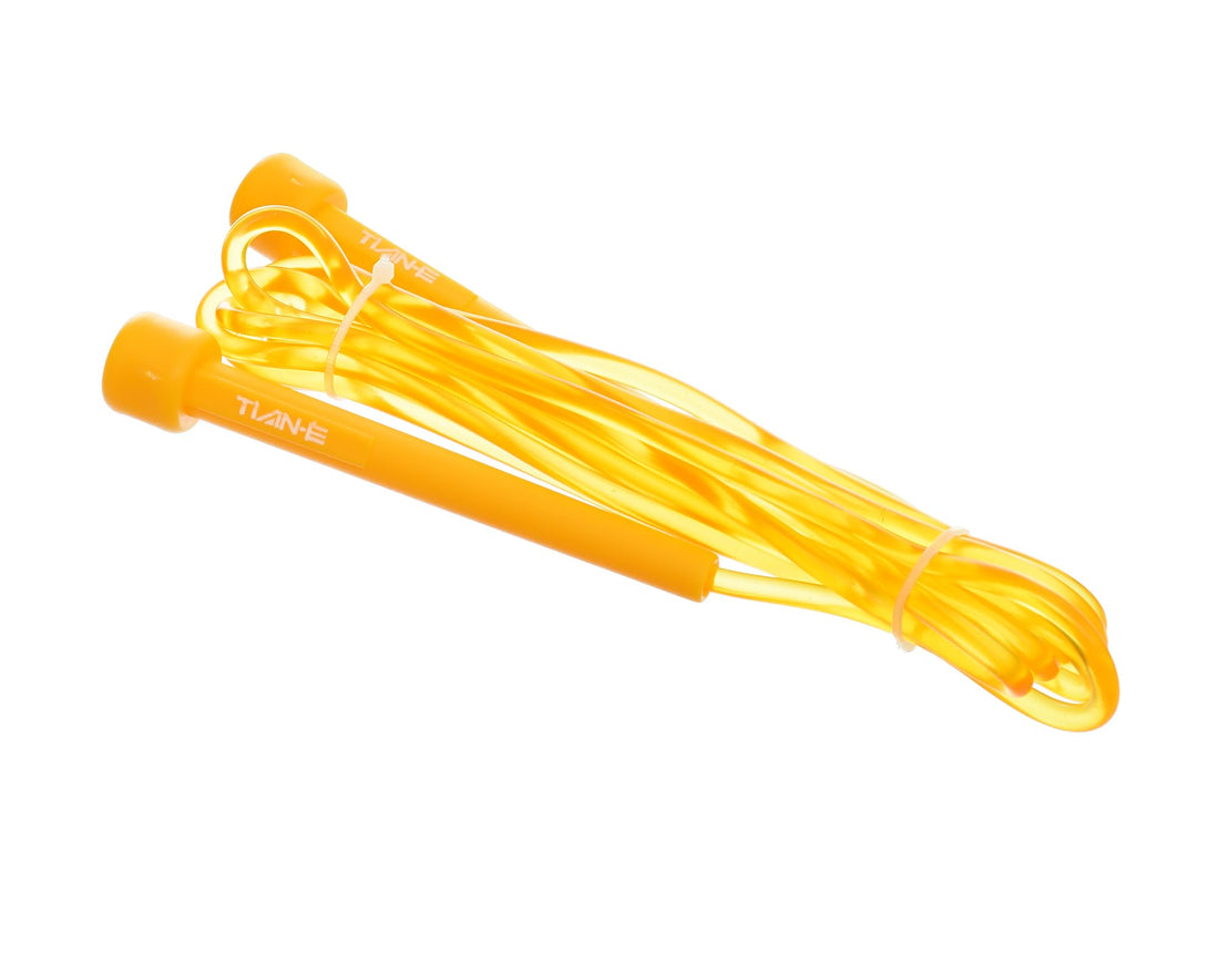 High Quality Cylindrical Box Skipping Rope For Men & women - Yellow