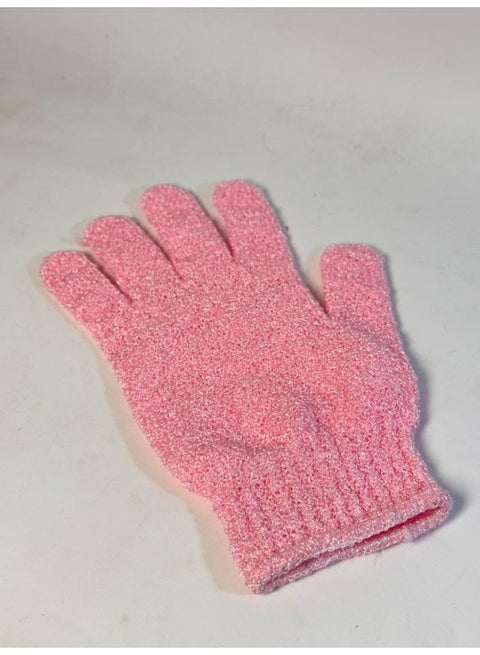 Exfoliating Gloves - Bamboo Exfoliating Gloves for Shower - Shower Loofah - Body Scrub for Bathroom - Removes Ingrown Hair and Dead Skin may vary color 1PC