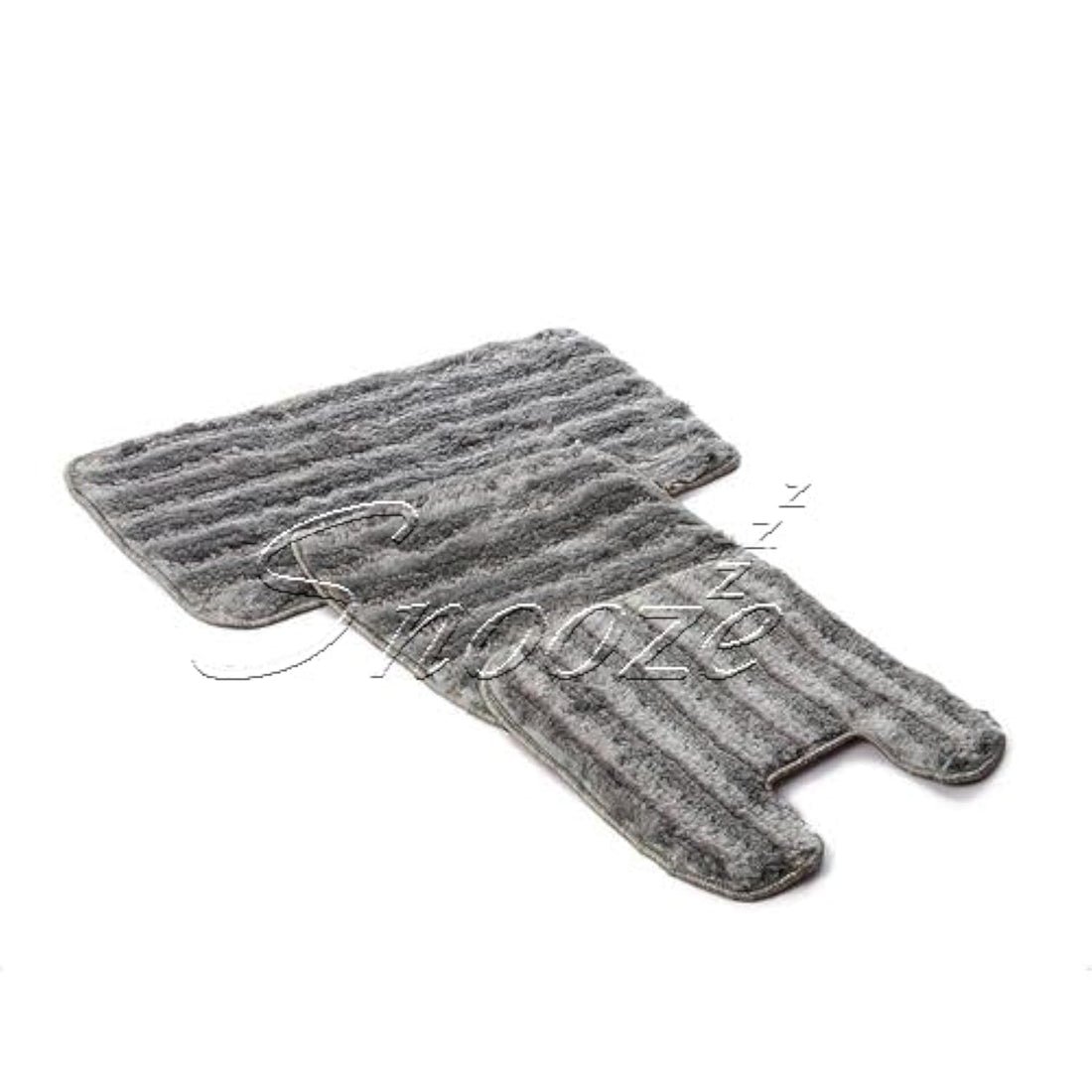 Snooze, Shaggy Bath Rug Set - 3 Pcs - Gray