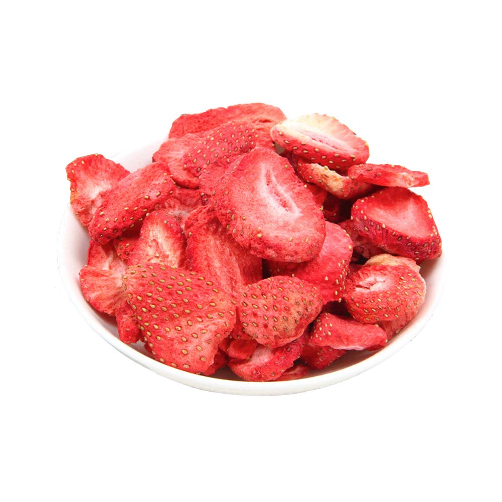 TentMeals Freeze Dried Strawberry Slices, 200g. Great for Baking and Decorating Cakes