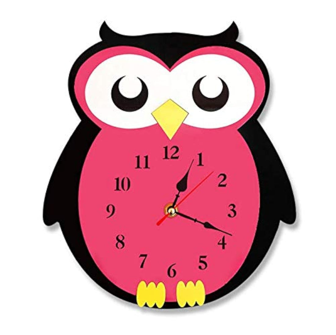 Cartoon lovely Home Decoration Accessories Wall Stickers 3D owl Wall Clock Background Decoration For Kids Rooms Home decor mm