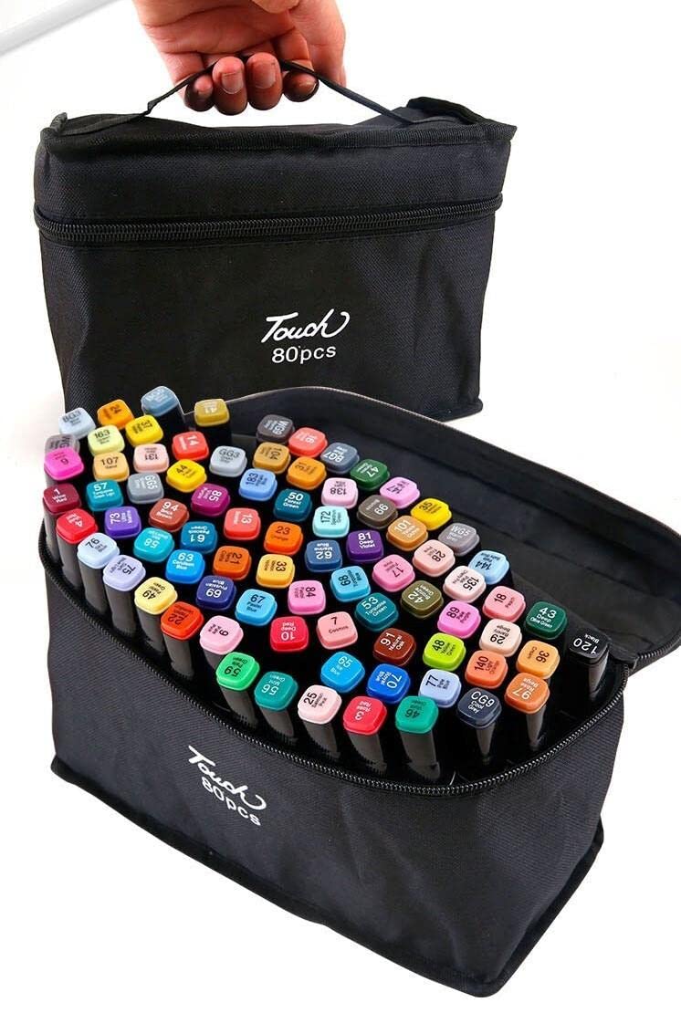 Valkyrie Touch Marker Art 80 Piece Pen Set