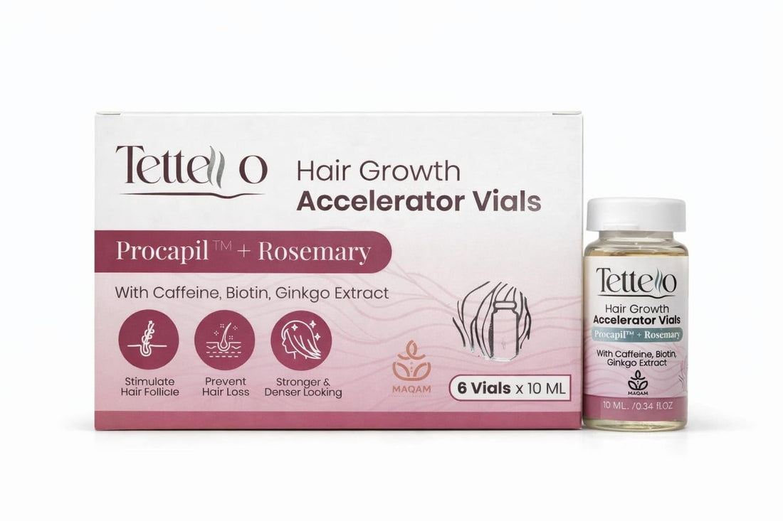 Tettello Hair Growth Accelerator Vials Plus 6 * 10 ml