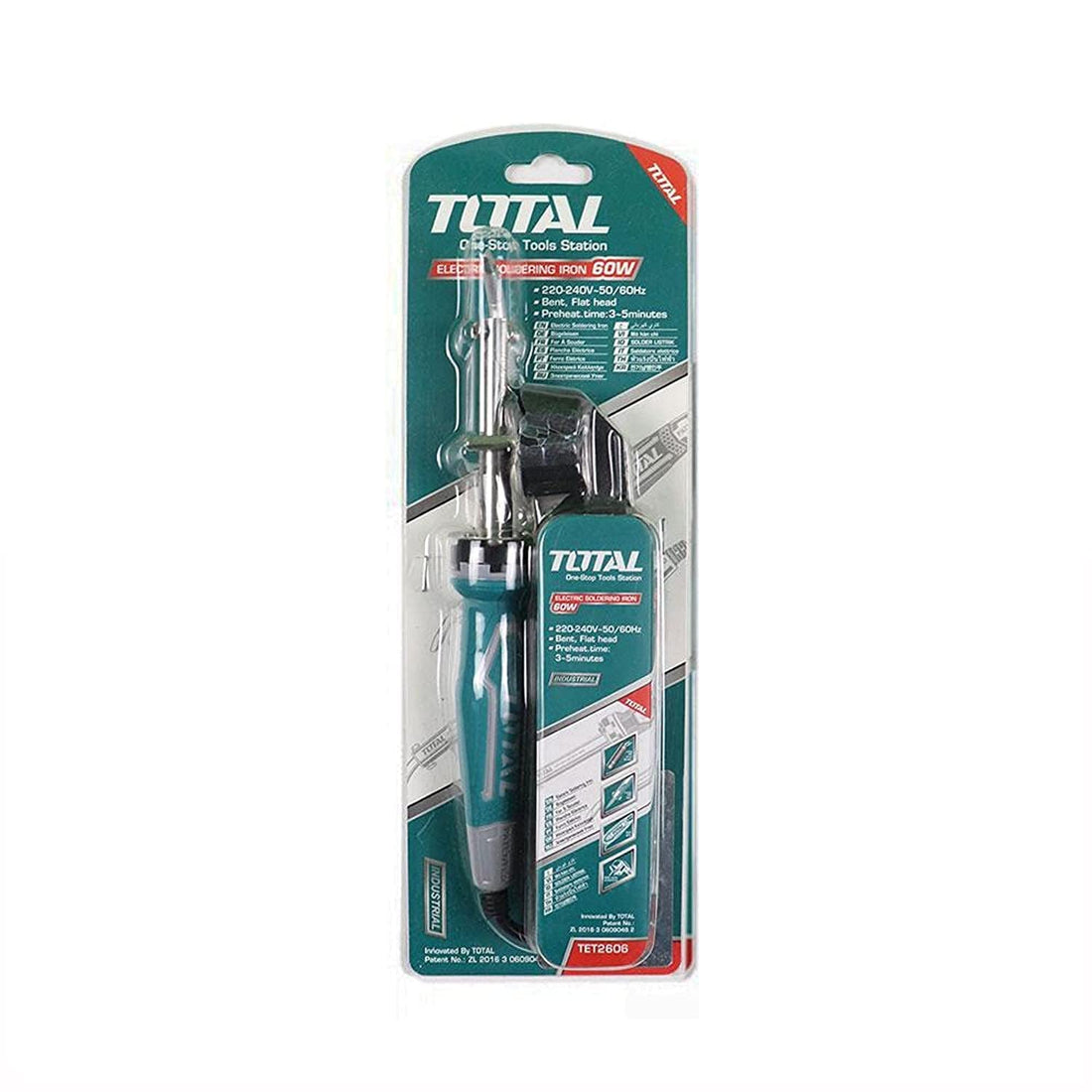 Total Tools Soldering Iron, 60 Watts (Model: TOTAL TET2606)