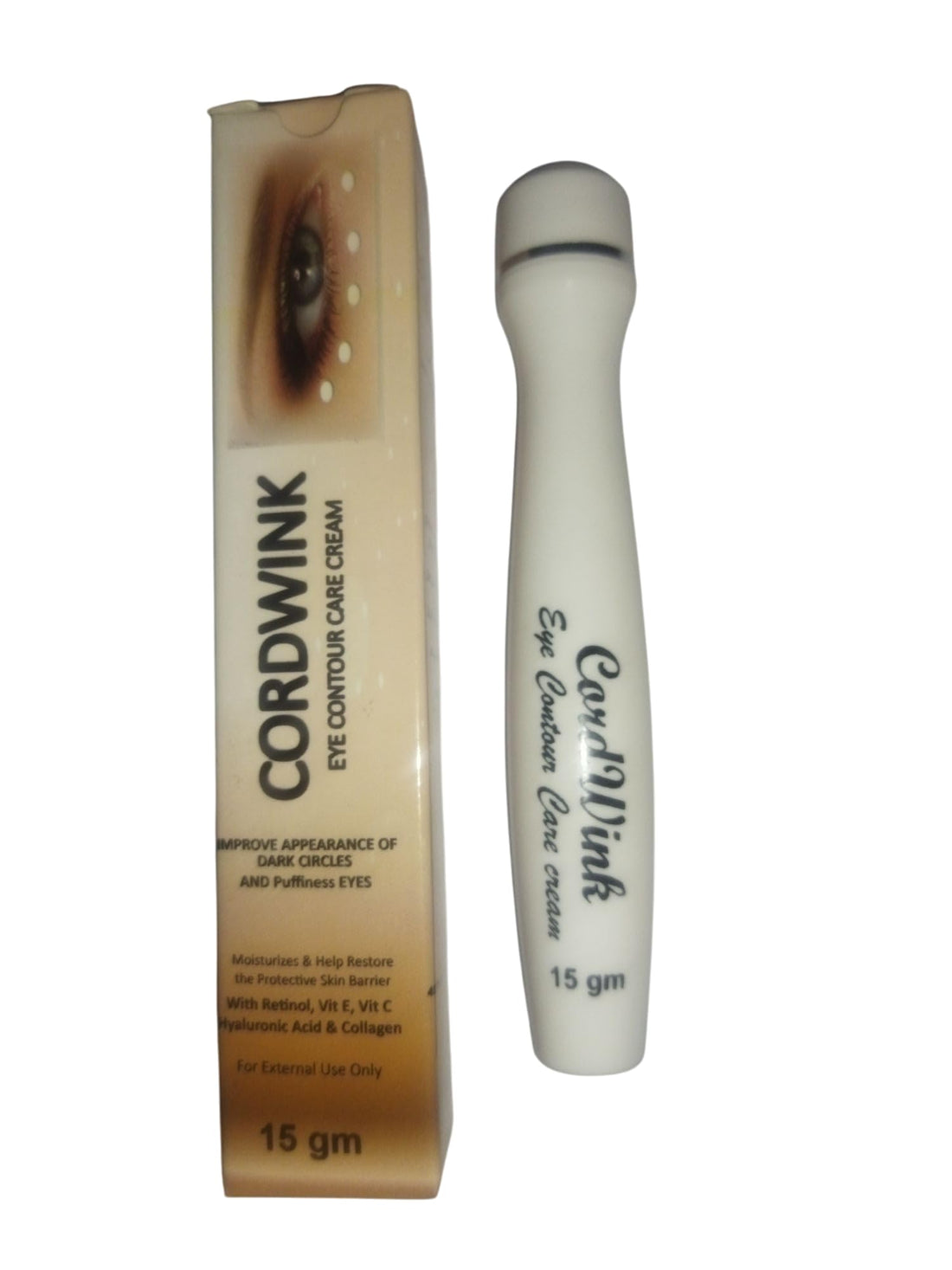 Cord Wink Cream for Dark Circles, Puffiness and Stretching Under Eye - 15 gm