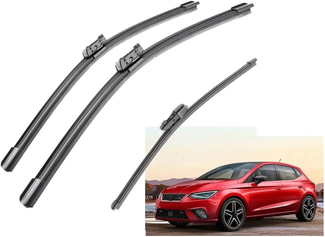Elshafey Front + Rear Wiper Blades For Se-at Ibiza 2017-2022 Windshield Windscreen Window