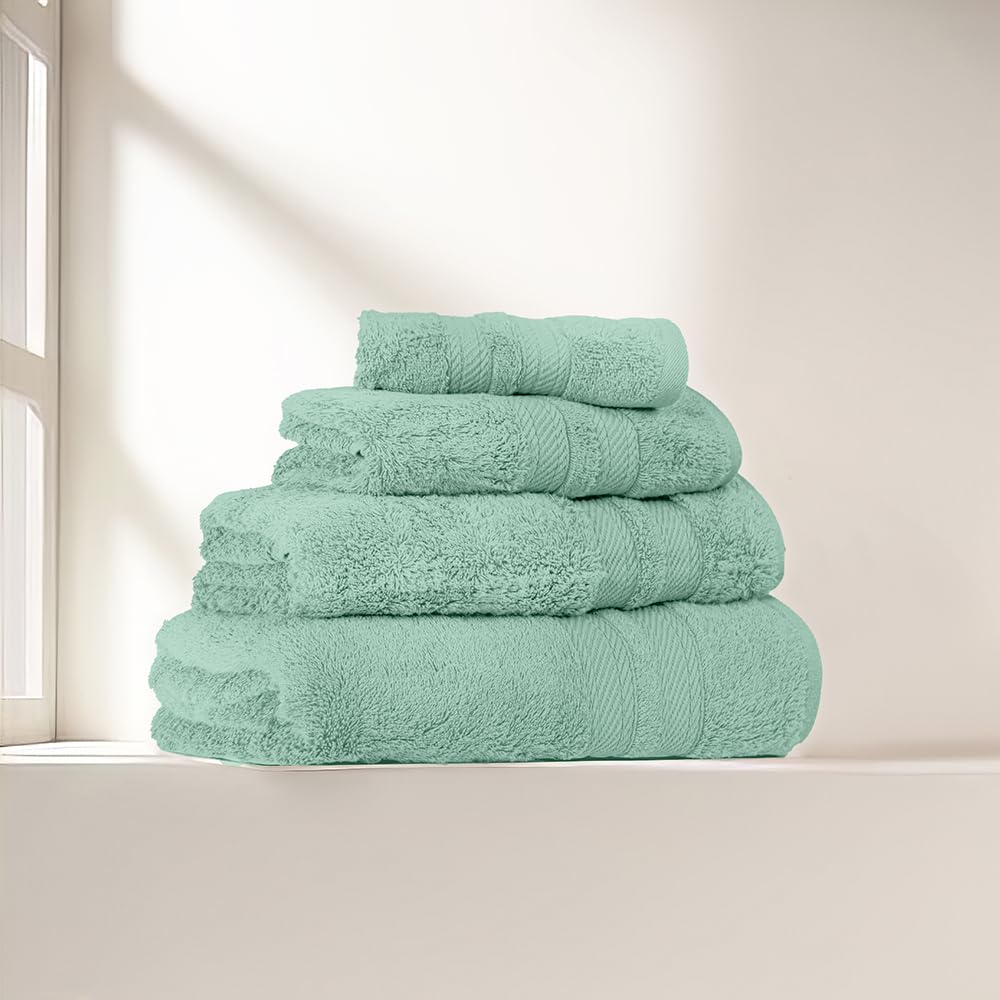 Cotton Towel model: Braid BMBO - color: teal - 100% cotton- Size: 33 cm x 33 cm - Made In Egypt.