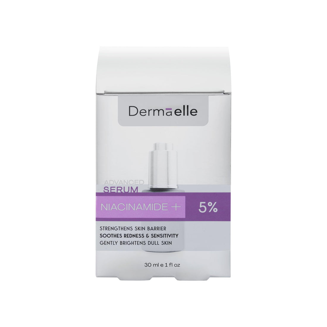 Dermaelle Advanced Niacinamide 5% Serum – Gentle Face Serum for Oil Control, Pore Refining, Hydration & Skin Barrier Support
