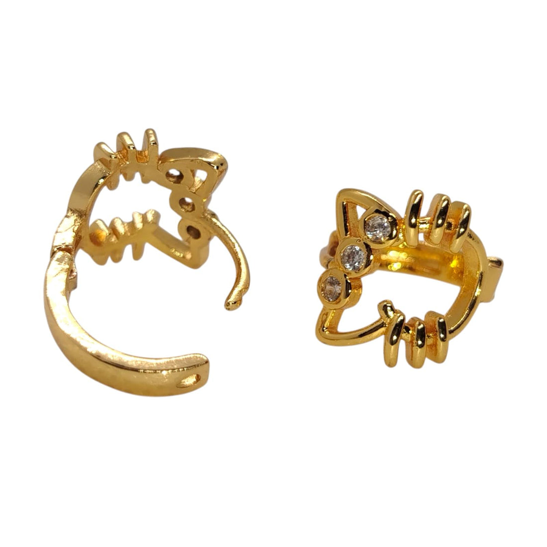 Gold Tikka Earrings Chinese Gold - Elegant Design and Suitable for Occasions and Evening - High Quality - Fashion and Durable Design - GOLD37