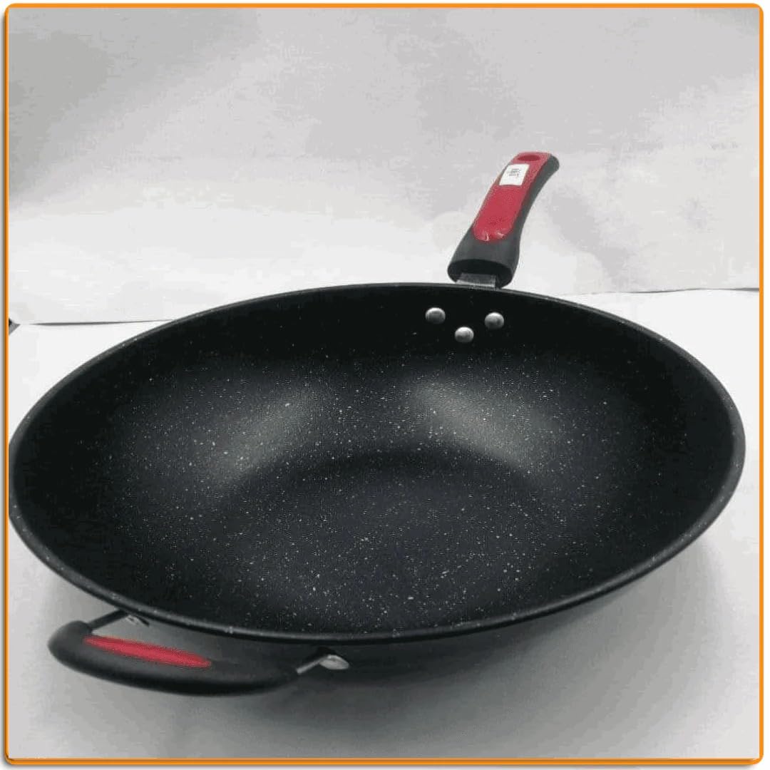 "Giant Jumbo Frying Pan with Non-Stick Coating - High Efficiency & Large Cooking" - Generic