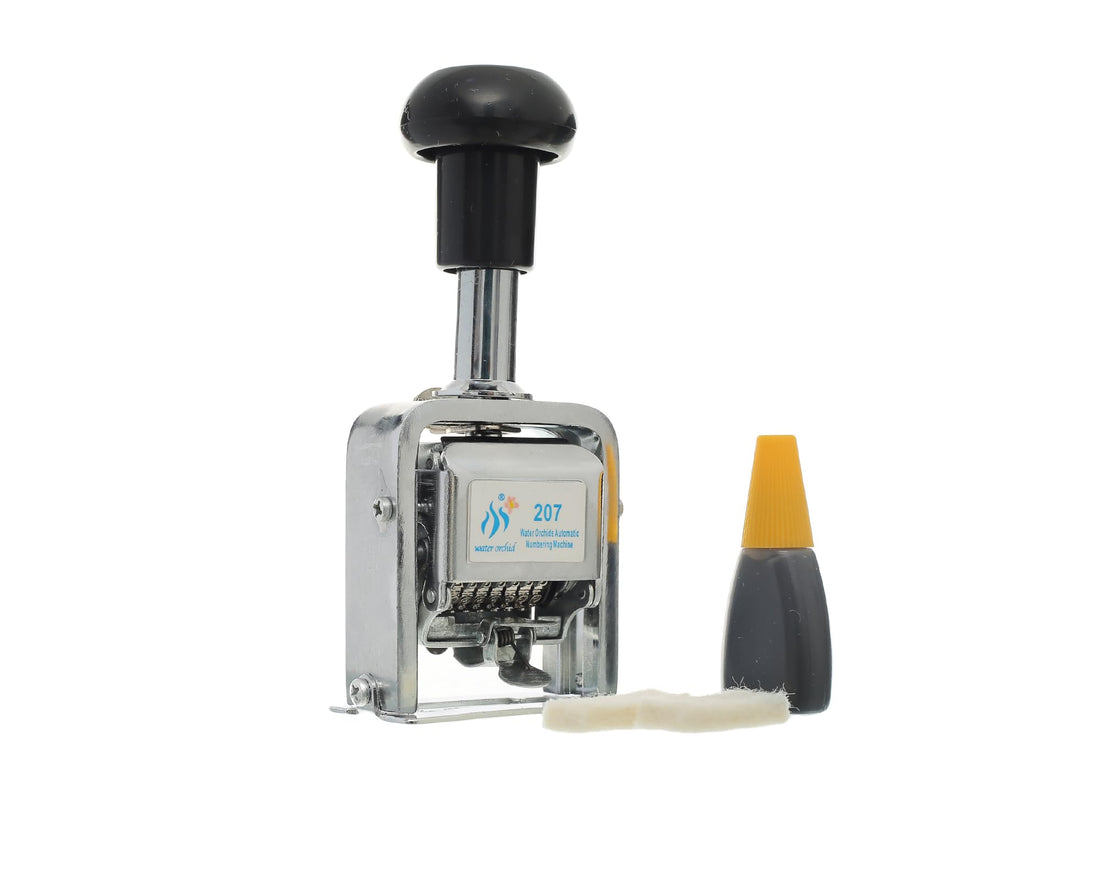 Elmaayergy NM-7 Water Orchids Automatic Numbering Machine 45, Made With Premium Material For Durability And Long-Lasting Use - Metal