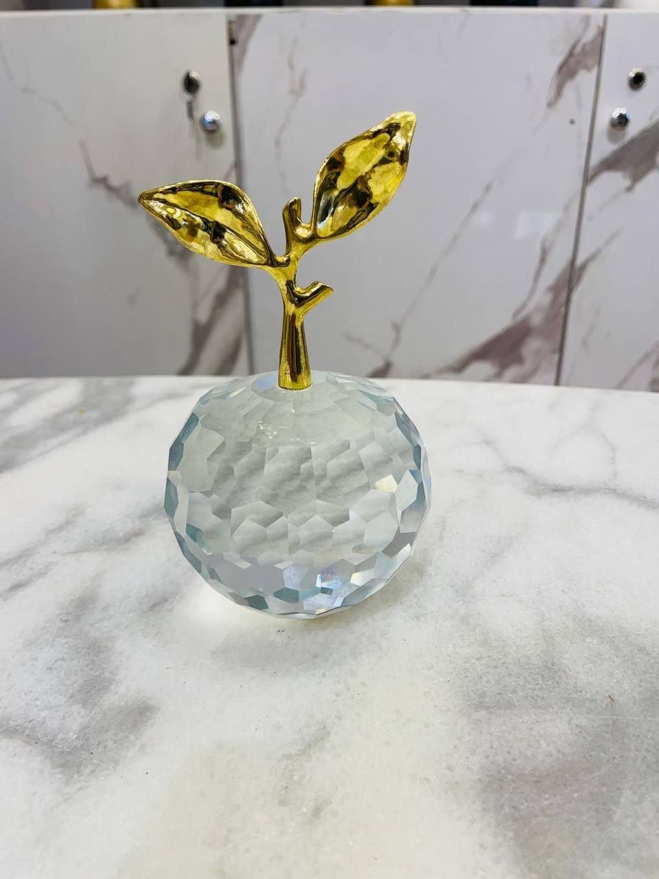 Crystal Apple For Decoration From FLAMINGO With Unique Design