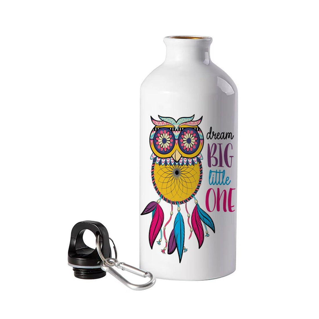 Sports water bottle, Aluminum water bottle, 500 ml, One sided printing, dream catcher design, big dream,We print your gift