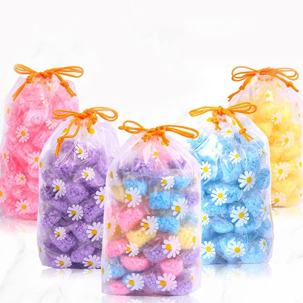 Luxury Scented Beads Envelopes Pack of 50 - Small Embossed Bags for Closet and Shoes - Provides Deep Clean Scent and Lasts for Weeks Indoors in Suitcases Bags - Multicolor