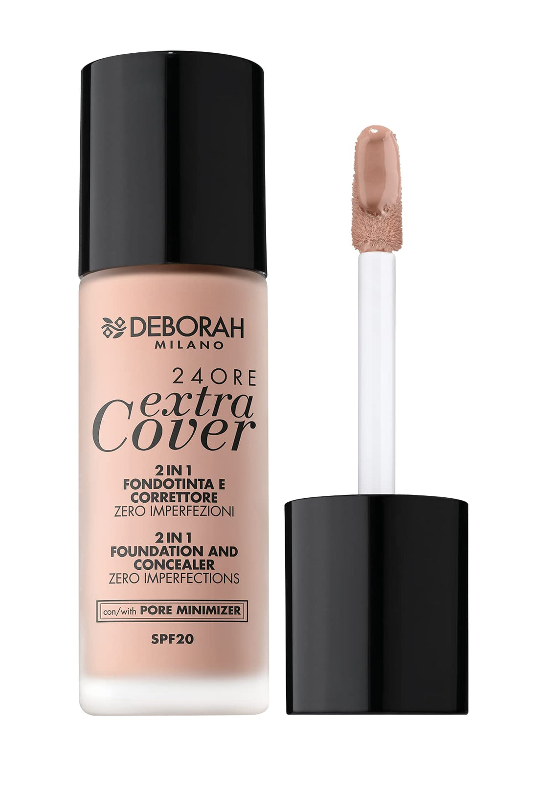 DEBORAH 24 Ore Extra Cover - 2in1 Foundation And Concealer spf20 n. 01 Fair