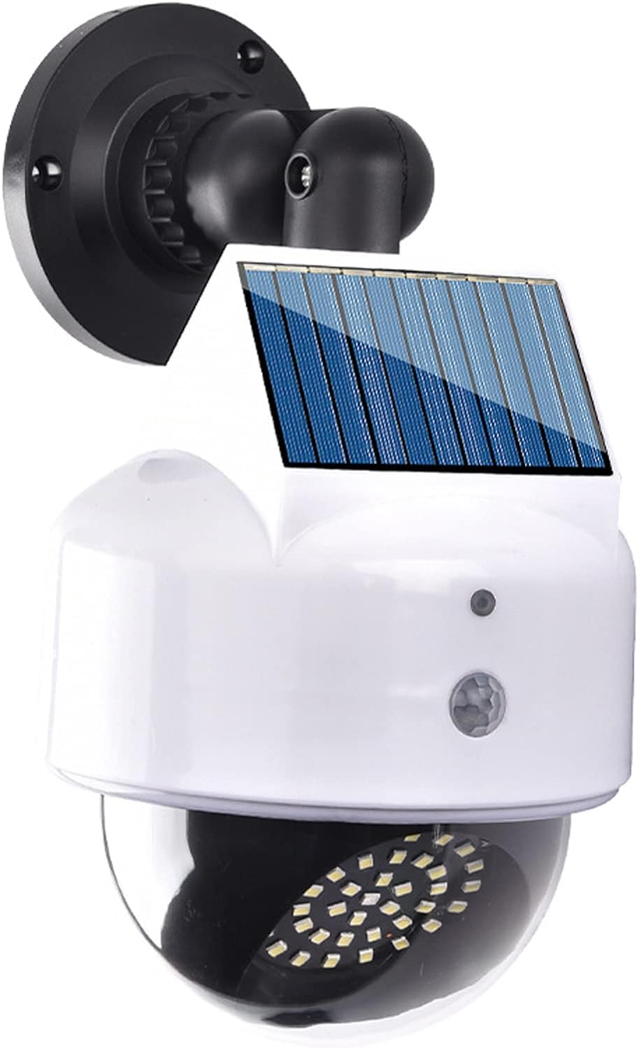 Solar Security Light, Very Realistic Fake Camera Shape, Outdoor Sensor, IP66 Waterproof, for Garage Lighting and Security