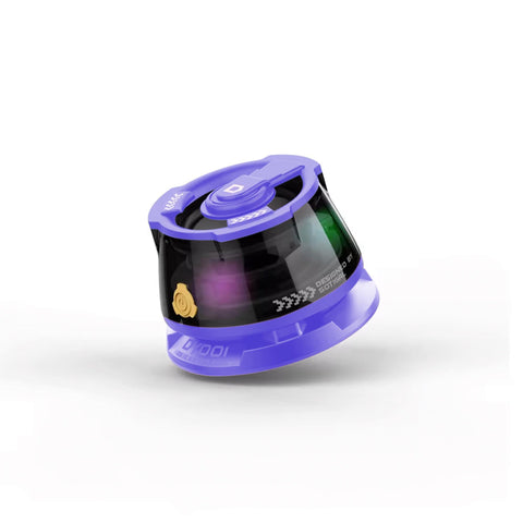 SE HUB DY100 Mini Magnetic Wireless Bluetooth Speaker | Portable & Rechargeable with Dynamic RGB LED Lights, Phone Holder & Powerful Sound Bluetooth Devices (Blue)