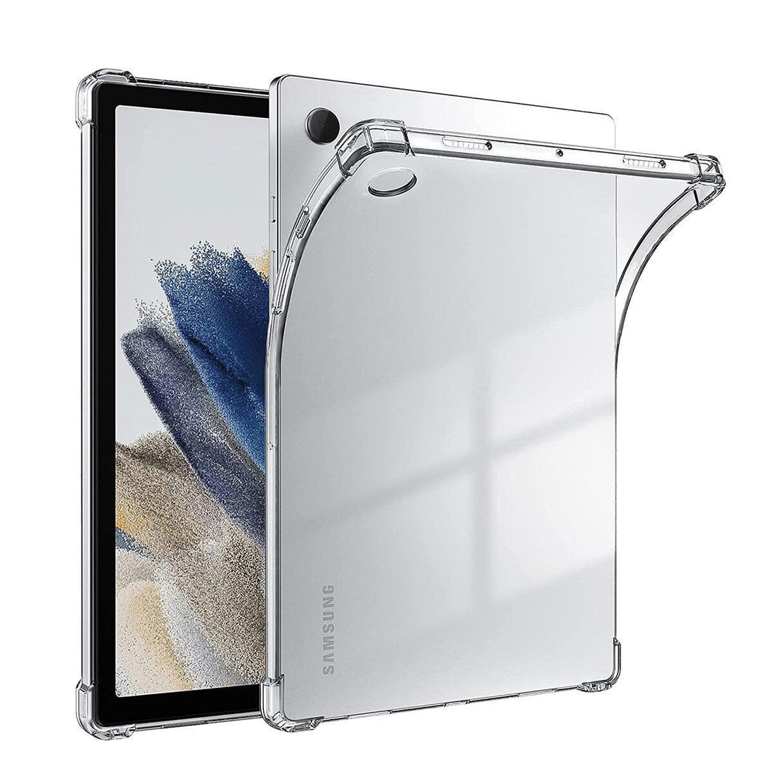 Vultic Clear Bumper Case for Samsung Galaxy Tab S6 Lite 10.4 inch (2024/2022/2020)[P620/P625/P613/P619/P615/P610], Shockproof [Reinforced Corners] Soft Slim Fit TPU Lightweight Transparent Cover