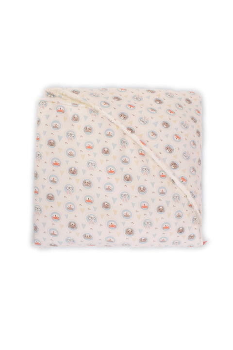 Junior Unisex Baby Printed Blanket, 3 Months
