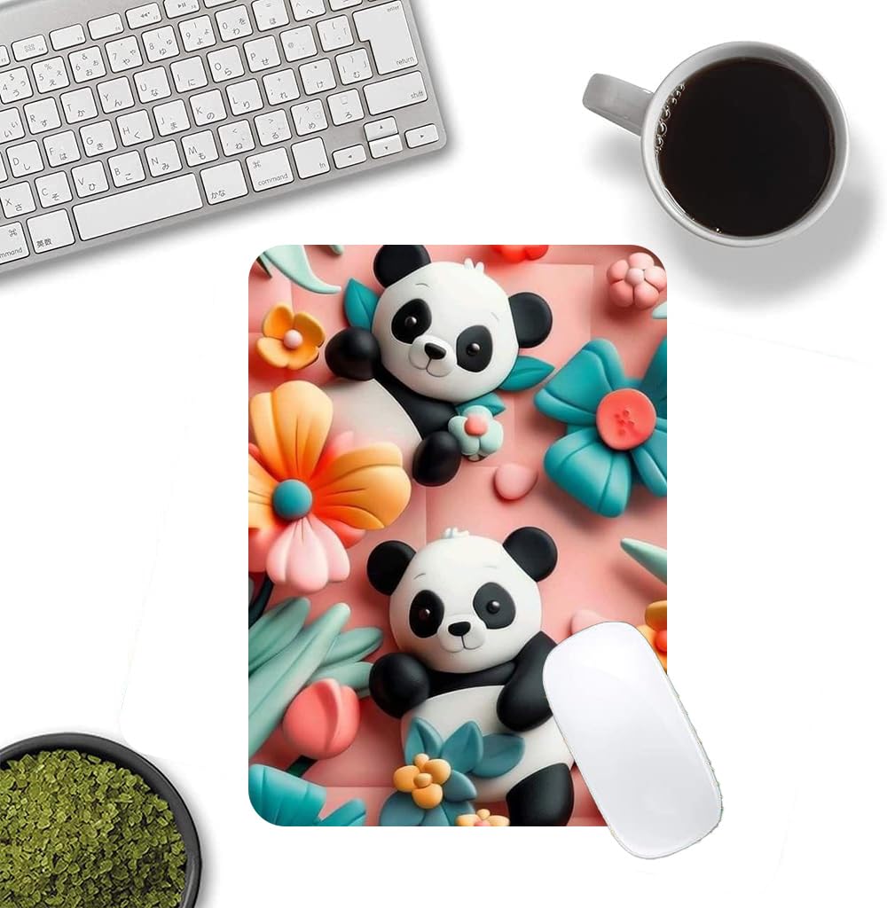 Very Atractive Mouse Pad with Bright Colors, Soft and Flexible, Waterproof, Edges Non-Slip Mousepad for Computer, Office, Keyboard, Laptop, High Quality, 22x18cm (CARTOON)
