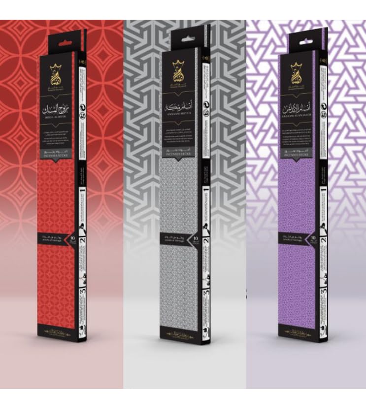 Ansam Incense Sticks 3 Pieces x 10 Sticks Offer