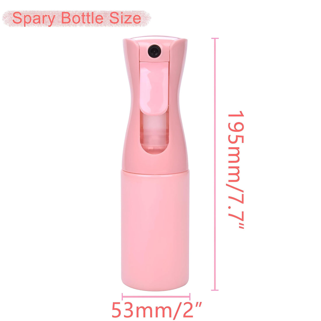 300ml Hair Spray Refillable Plastic Hair Spray Very Fine Mist Sprayer for Hairdressing Plants Garden Skin Care Salon Travel