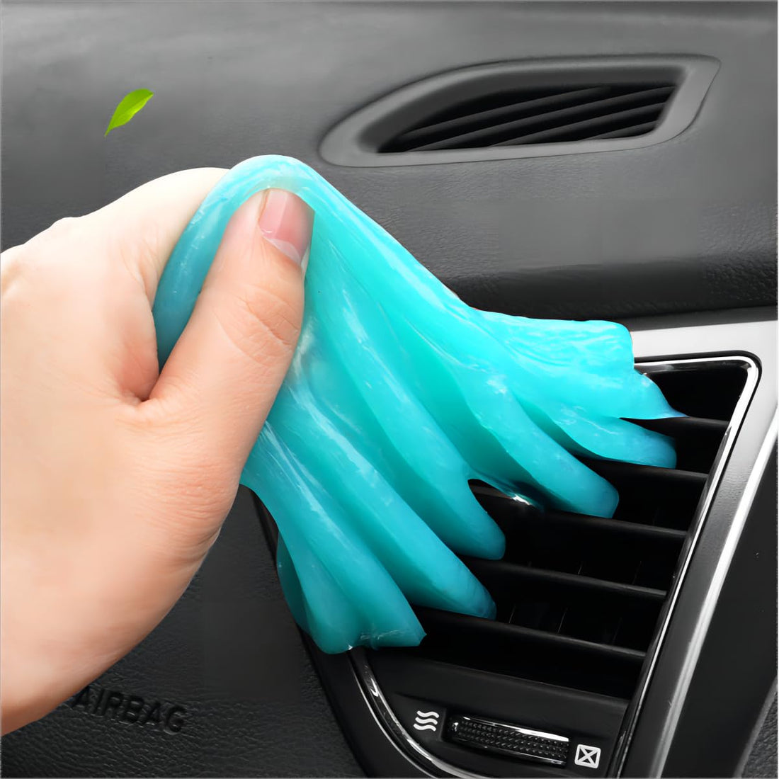 Car Cleaning Gel,Car Interior Dust Cleaning Kit,Keyboard Cleaning Tools, Electronic Device Duster, Furniture Dust Remover,Natural Gel, 180g, Blue,Gifts for Men