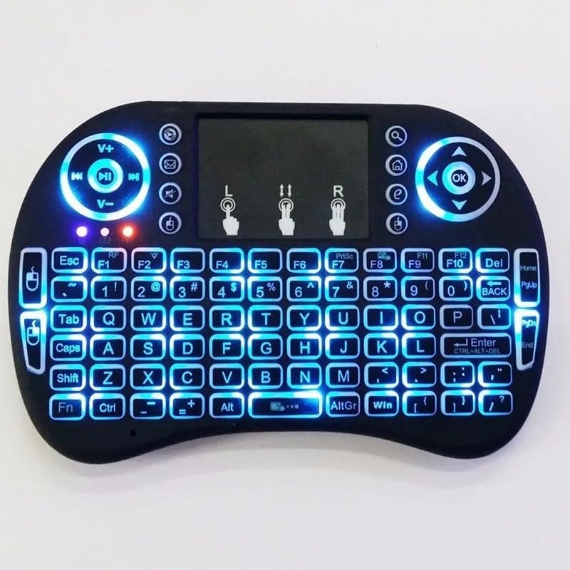 Mini Keyboard and Mouse Set - Advanced Arabic/English Mini Keyboard and Mouse! Unique Experience with Awesome Keyboard Features! Charging, Illuminated - Generic