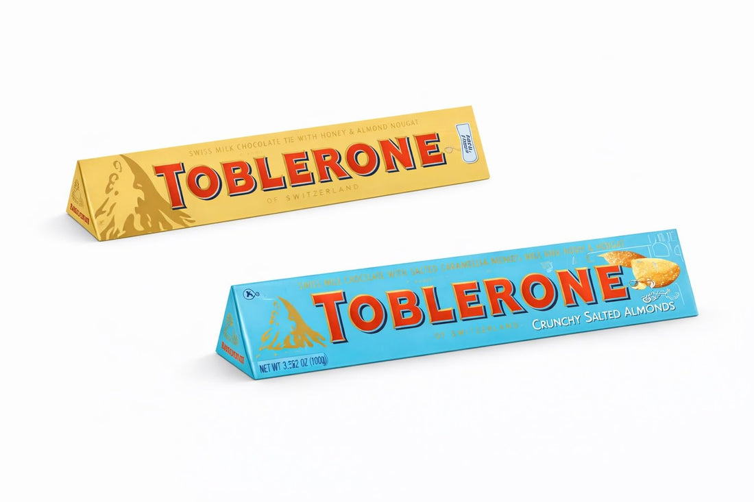 Swiss Imported Milk Chocolate Honey Almond + Salted Almond & Caramel Pack of 2 Assorted (2 x 100g)
