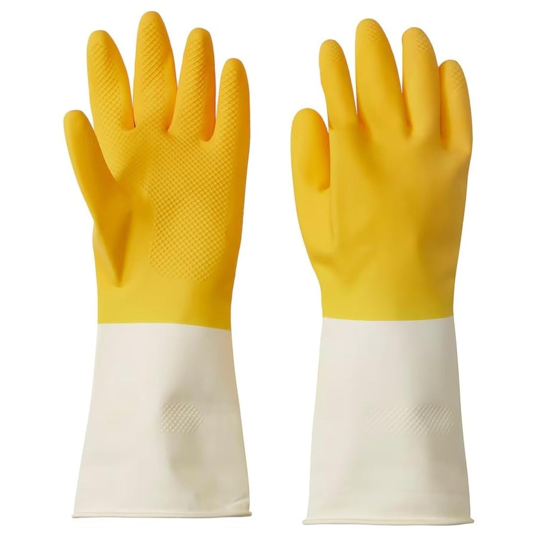 Hand protection gloves for cleaning dishes and garden work yellow M