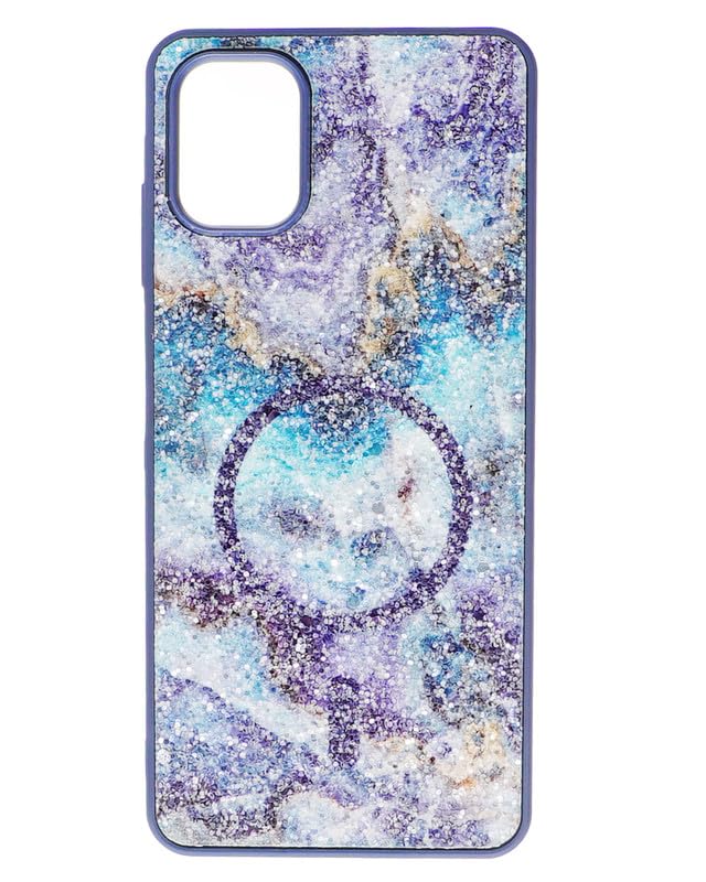 Grace Glitter Plastic Back Cover For Samsung Galaxy A06, Multi Color 37330003
