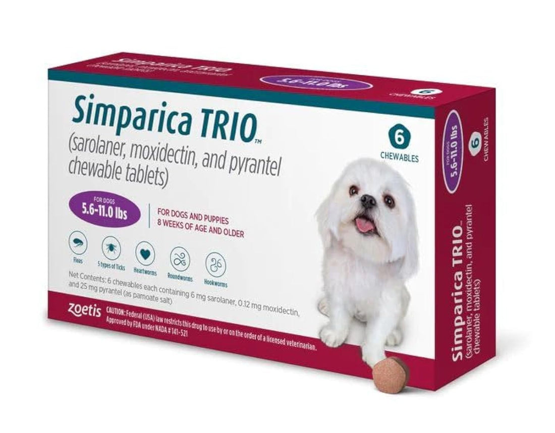 Simparica TRIO 2.5-5 kg | one tablet for dogs
