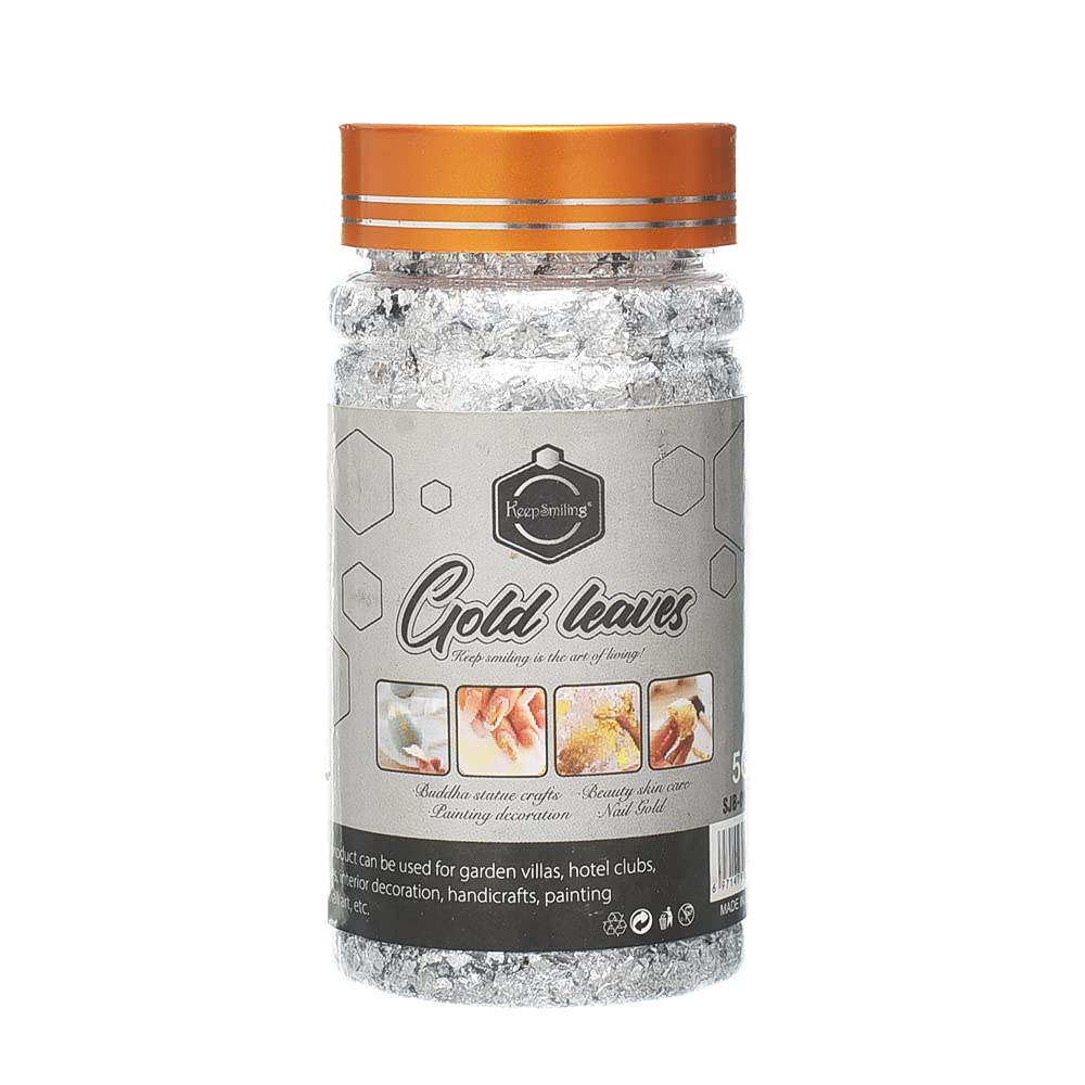 keep smiling HS-70 Silver paper Jar For Surface Coating 5 Gram Suitable For classroom, Homeschooling, And Individual Study Environments