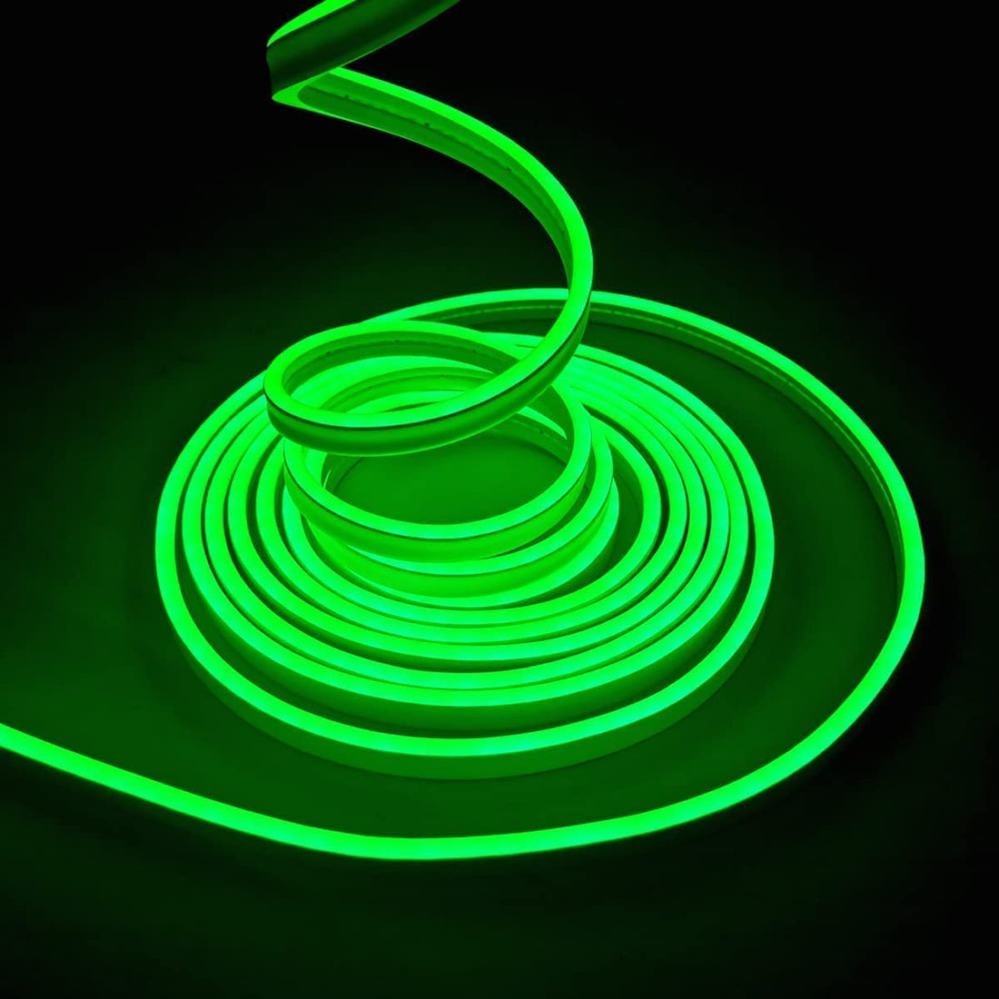 LED Neon Flex, 16.4ft/5m Green Light Strip