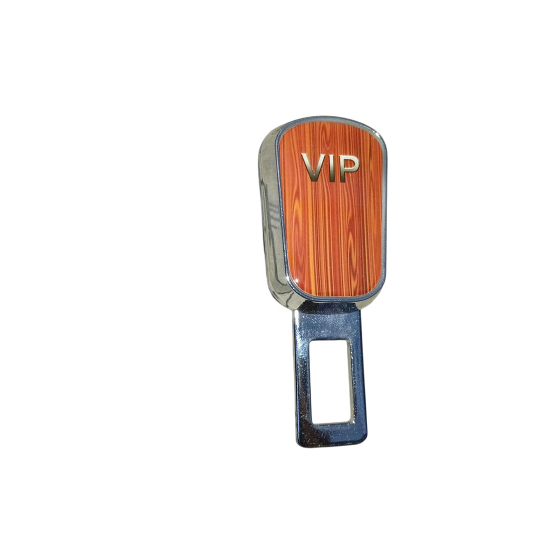 Lokyboy Car Safety Shoe Clip VIP Clip, Silver with Brown Wood Engraving, Luxury Style, Practical