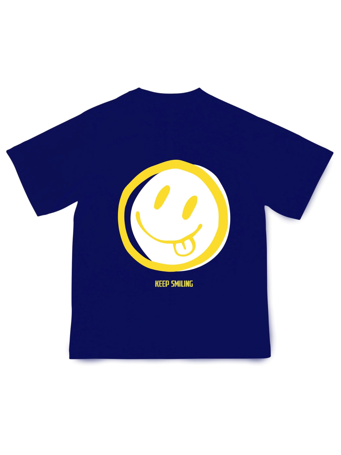 Kiddo Keep Smiling Tshirt - Kids Oversized Graphic Print T-shirt