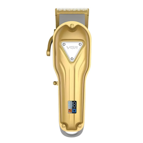 ecomlab VGR V-134 Clipper Beard and Moustache Hair Trimmer - Professional Rechargeable Cordless Cutting Machine Includes Guide Combs - Long Lasting Battery Ideal for Barber, Home and Barber Shop