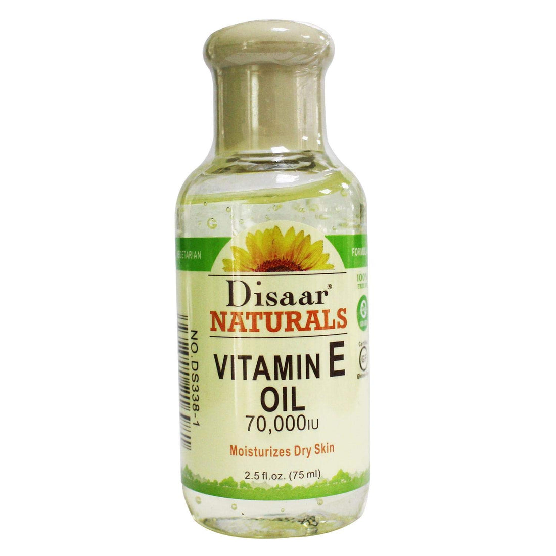 Disaar 70000 IU Naturals Essential Oil Vitamin C Vitamin E Whitening Anti-Wrinkle Face Serum Hyaluronic Acid and Vitamin E Face Essence