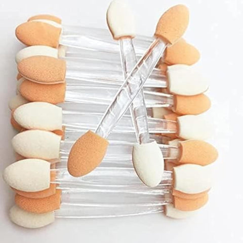 Eyeshadow Brush Double Sponge Head - 10 Pcs