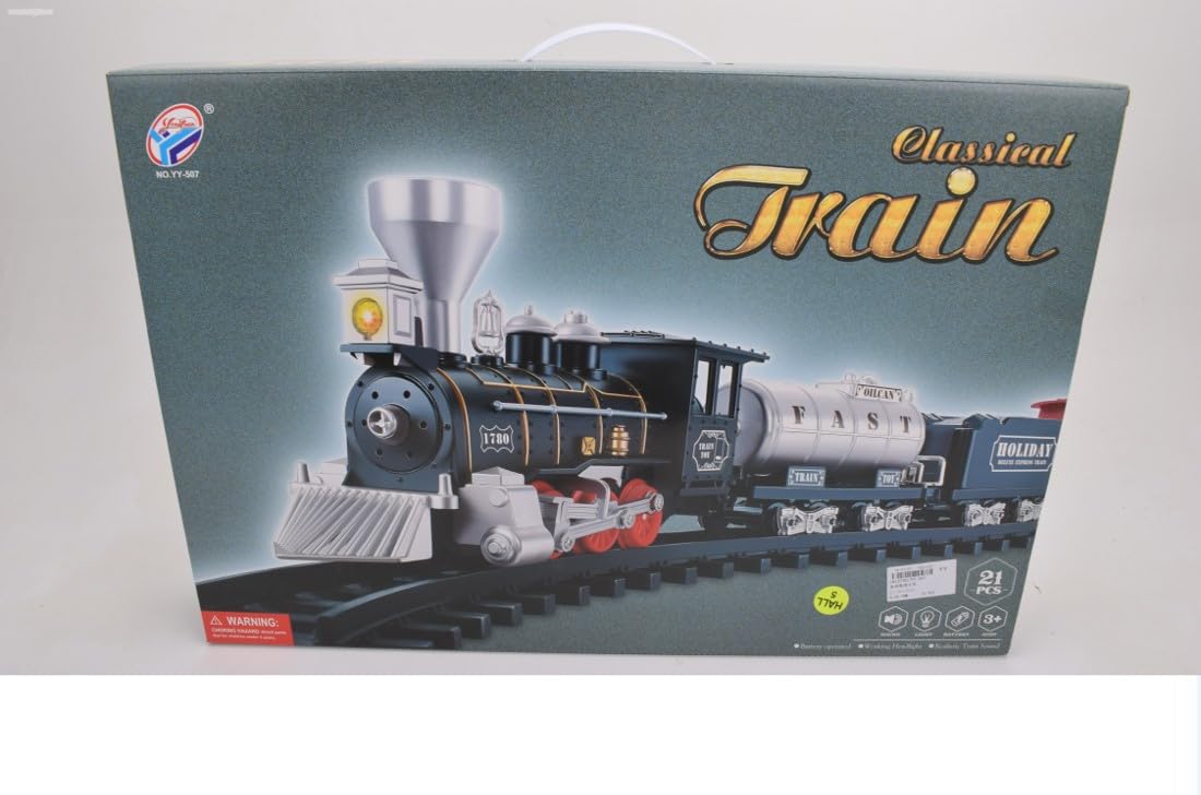 Generic 1812760-YY-507 Battery Operated Rail Train Toy